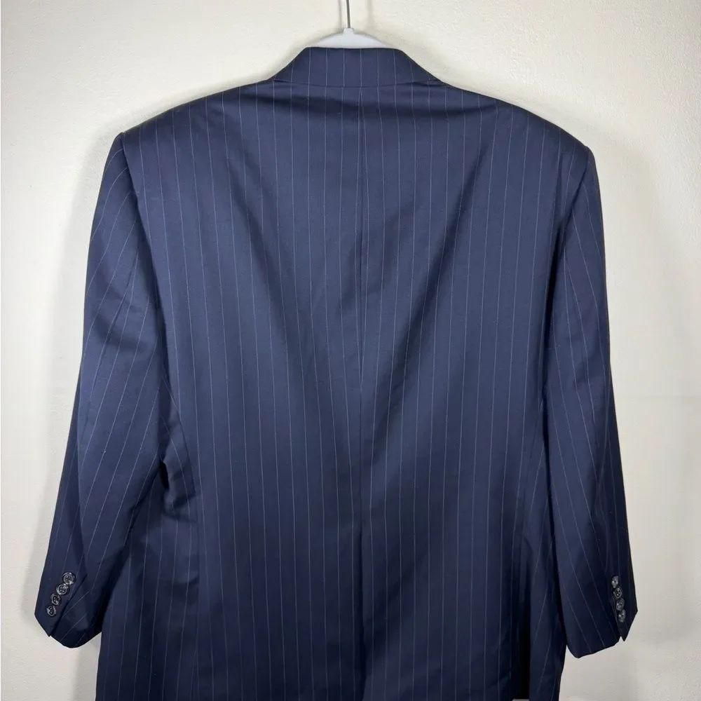 Lauren Ralph Lauren Navy Blue Pinstripe Men’s Blazer Size 42S